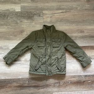 Army green cargo jacket
